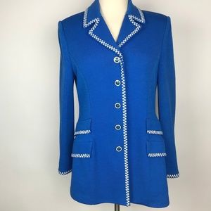 St John Collection Santana Knit Long Length Jacket